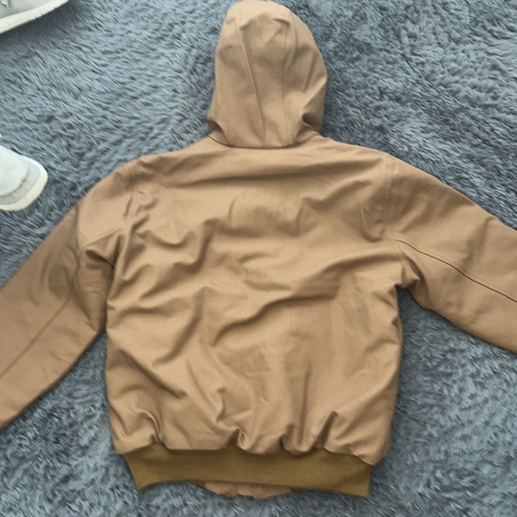 Bulwark FR flame resistant insulated hooded jacket brown jacket nwot sz m - Picture 7 of 9